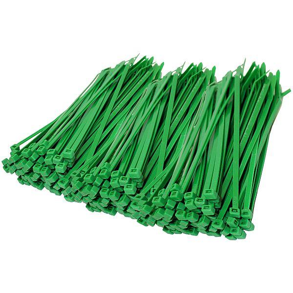 Sťahovacie pásky 2.5x120mm zelené 50ks 