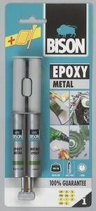 Bison Epoxy Metal, dvojzložkové lepidlo 24ml