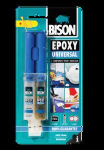 Bison Epoxy, universal dvojzložkové lepidlo 24ml