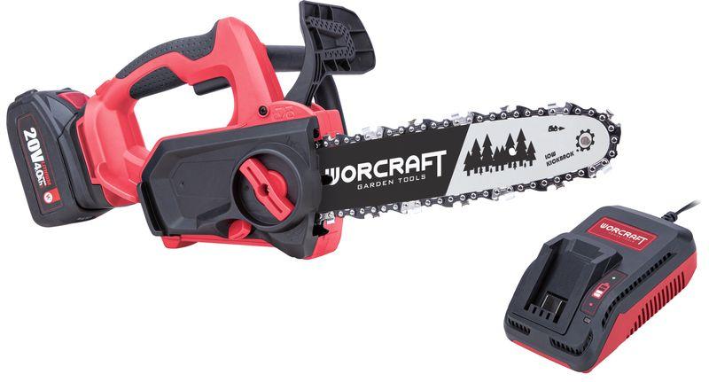 Píla Worcraft CGC-S20LiB, ShareSYS, reťazová SET, 1x 4.0 Ah akumulátor, 1x nabíjačka