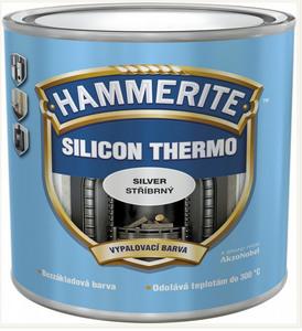 Hammerite Silicon Thermo strieborná - Vypaľovacia žiaruvzdorná farba 0,25l