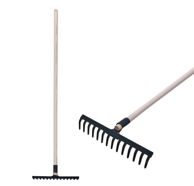 Hrable záhradné Strend Pro R105, 14 zubé, drevená násada 1600 mm