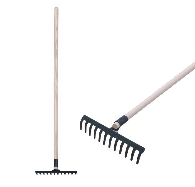 Hrable záhradné Strend Pro R105, 12 zubé, drevená násada 1600 mm