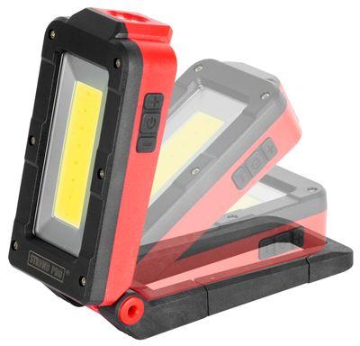 Svietidlo MWL539, COB LED 100+250 lm, 2200 mAh, pracovné, magnet, USB nabíjanie