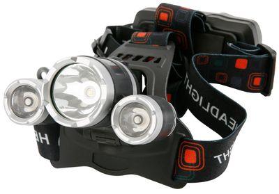 Čelovka H931, T6+2 XPE LED, 300 lm, 1200 mAh, USB nabíjanie