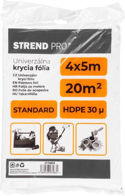 Fólia krycia, maliarska, 4x5 m, 30µ, zakrývacia