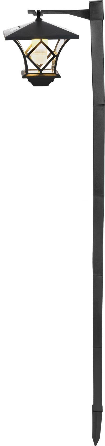 Lampa solárna, 2xLED, 17x17x153 cm
