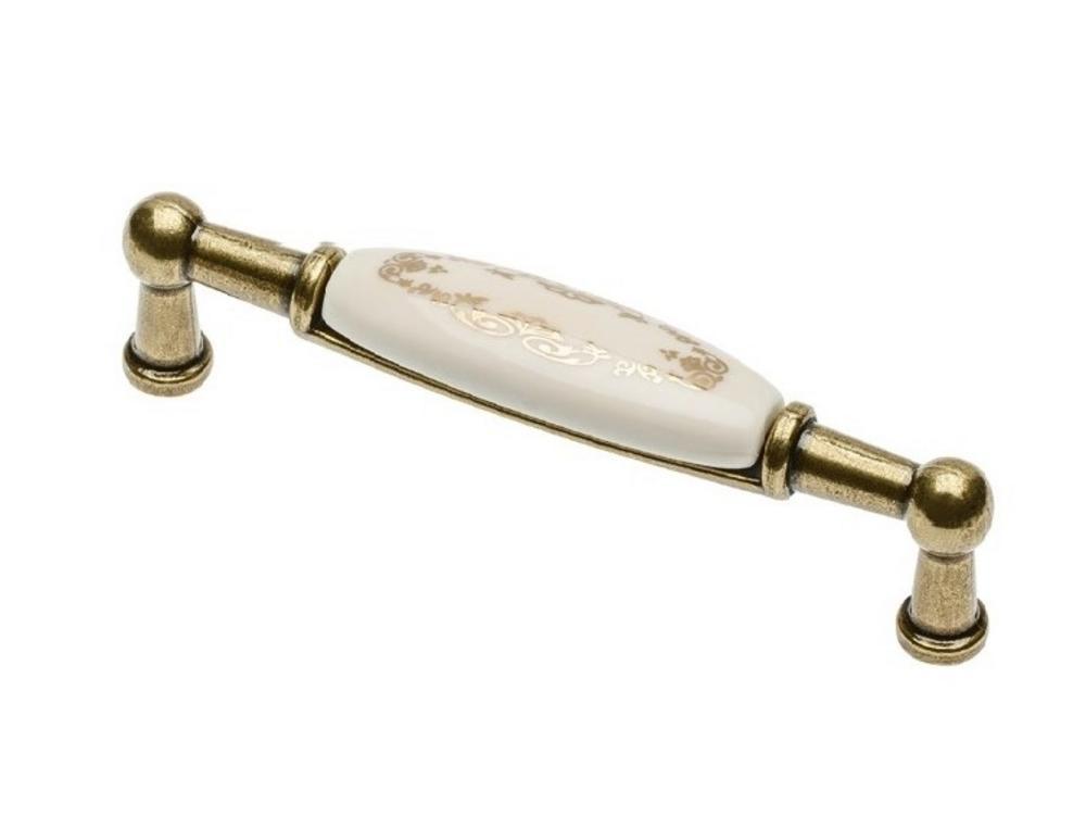 Úchytka Hestia 96mm porcelán ornament