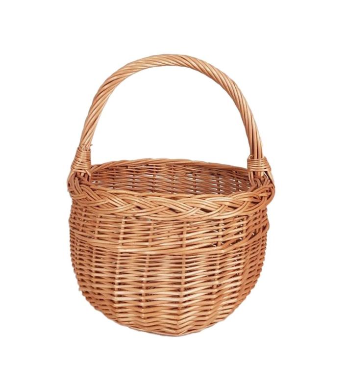 Košík okrúhly prútený O30cm