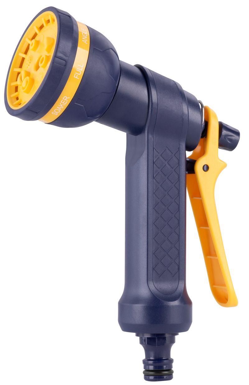 Pištoľ zavlažovacia, záhradná, 8 vzorov, plast