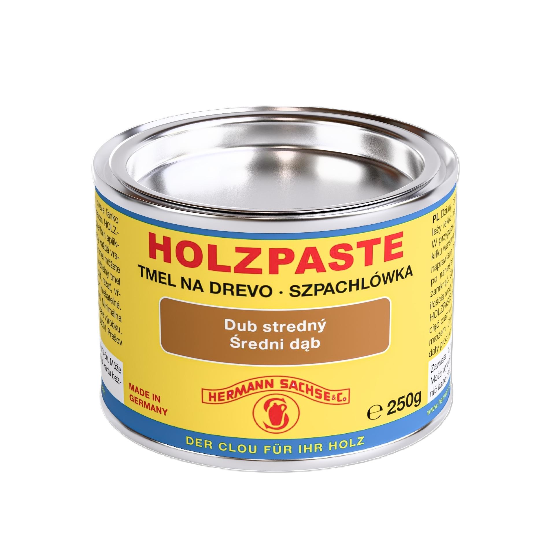 TMEL NA DREVO – HOLZPASTE, 250g dub stredny