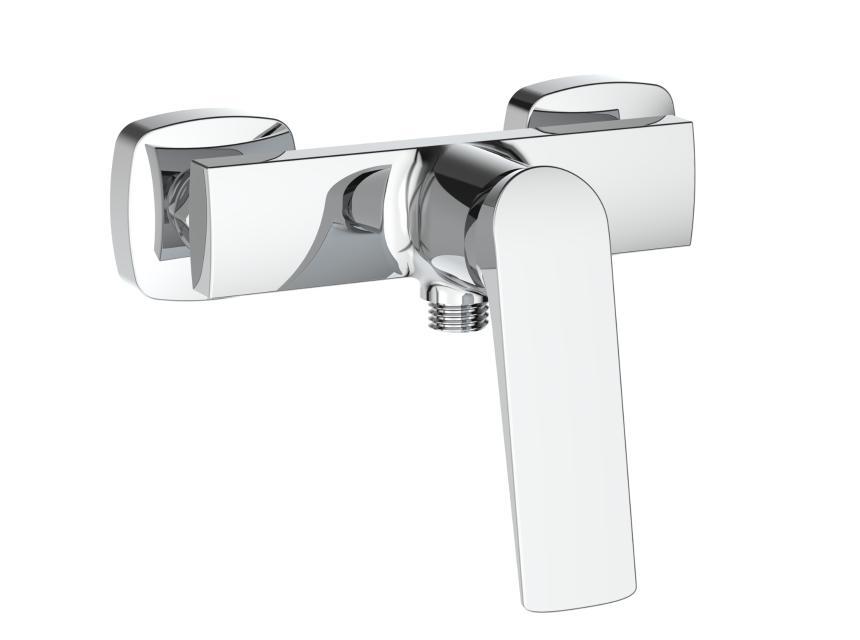 ASZ.2120 ZETA sprchová batéria páková SAMTEK, na stenu, montážny rozstup 150 mm