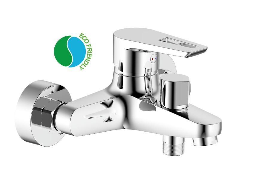 KB901 KLASIK vaňová batéria páková SAMTEK, na stenu 150 mm do kúpeľne - DUE SYSTÉM