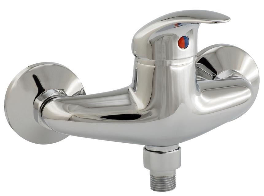 ARIES sprchová batéria páková SAMTEK, na stenu 150 mm do kúpeľne, RS.6120.150