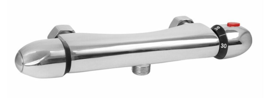 Batéria sprchová termostatická, 100mm, lesklý chróm, 100mm, VITTORIA