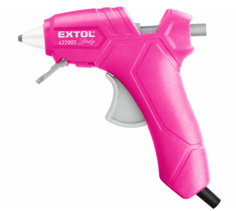 Pištoľ lepiaca tavná, 70W, Ø7,2mm, EXTOL LADY