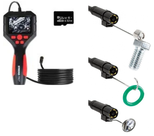 Kamera Strend Pro CB433, inšpekčná, endoskopická, LCD, 8 mm sonda, s funkciou nahrávania, L-2 m